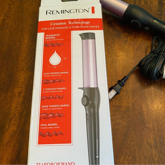 Remington Hair Remington Teardrop Wand Ceramic Hair Curling Wand